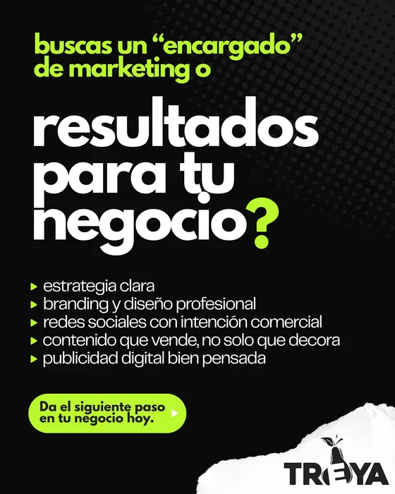¿Encargado de marketing o resultados?